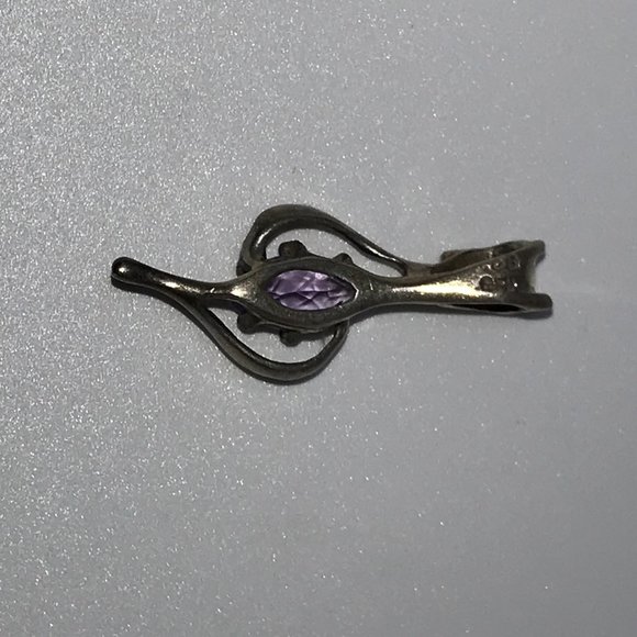 Sterling Silver And Amethyst Pendant - Picture 13 of 14